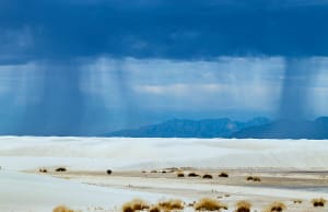 White Sands Morning Rainstorm