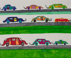 Cars in Multi-Lanes