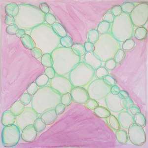 Green Violet Blue Bubbles