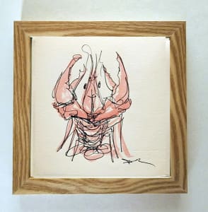 Crawfish on paper #11