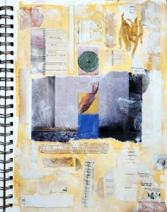 Untitled - collage (yellow fish)