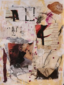 Untitled - collage (eye in mask)