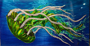 Emerald Green Jellyfish
