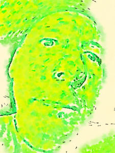 Acid Green Selfie