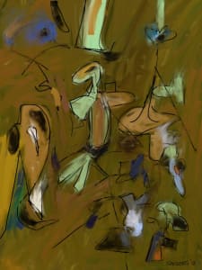 Gorky Master Copy of MOCA Painting