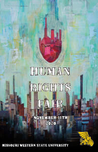 Heart of the City - human rights fair poster