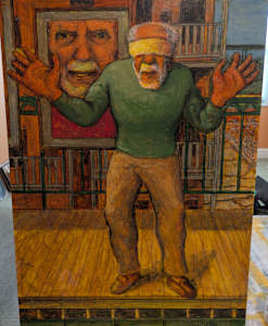 Tracing - Self Portrait (Blindfolded on El Platform) - 3
