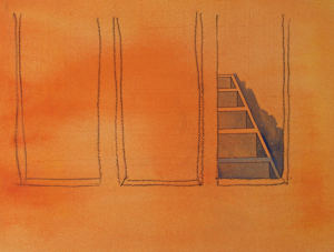 Unfinished - Stairway and Windows