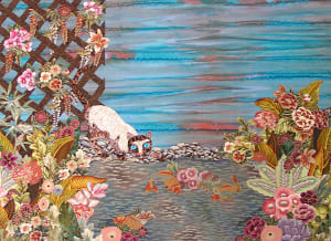 Coy Koi - framed