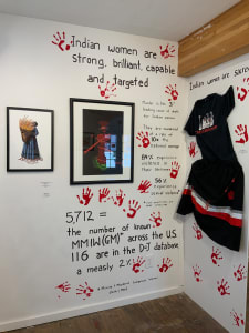 MMIW Installation, Indian Women are Scared