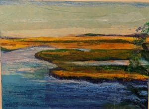 Multicolored marsh