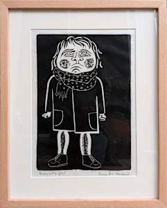 Angry Little Girl (framed and matted)