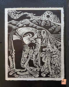 Sprout Picker (un-matted print A)