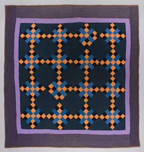 Amish Four Patch Cross Quilt