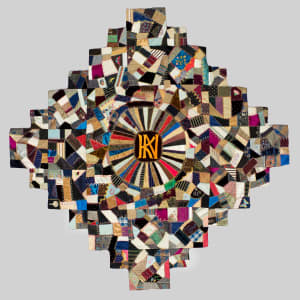 Silk Crazy Patch Table Cover