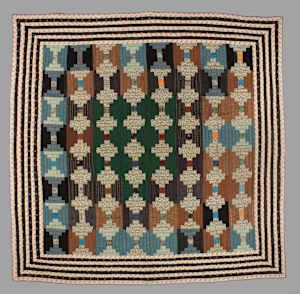 Log Cabin Quilt (Courthouse Steps variation)