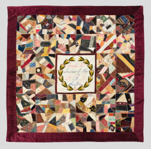 Ladies of the Grand Army of the Republic Crazy Quilt