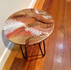 Brown, Bronze & Gold Coffee Table 1 