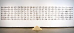 Estudio 4 para Monumento Sobre Migración en Muro Fronterizo (escala 1:100,000)