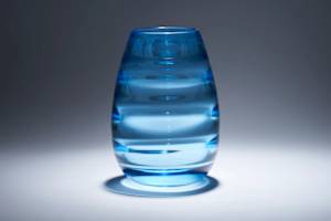 Blue Teardrop Vase