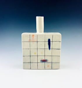 Blue Slash Vase