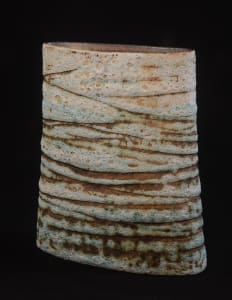 Turquoise Oval Crater wedge