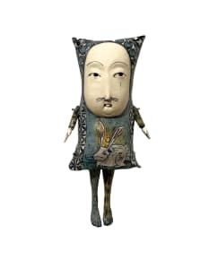 Wall Doll with Rabbit