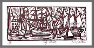 City Harbor - FRAMED - 19/150