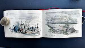 Sketchbook New Zealand December 2023-January 2024