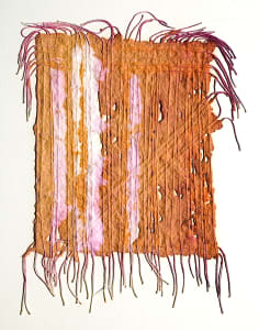 Hand Made Paper (one of diptych)