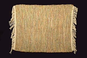 Rug/Mat (beige warp, gray ochre weft)
