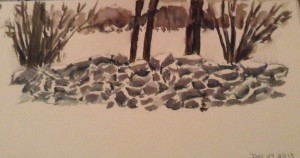 Snow on Stonewall.