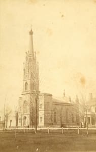Two Views of the Old Presbyterian Church, Elyria, Ohio