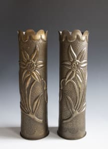 Trench Art Vases
