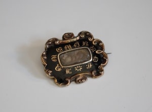 Mourning Brooch