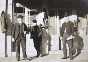Men at the Post Office