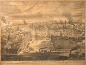 View of the City of Utica, New York