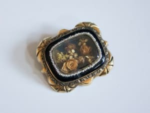 Shadow Box Brooch