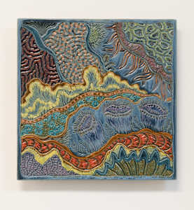 Large Decorative Wall Tile
