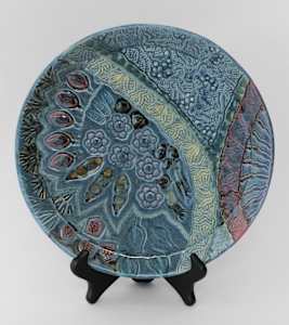 10" Round Beveled Platter