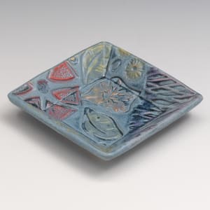 3.75" Square Beveled Dish