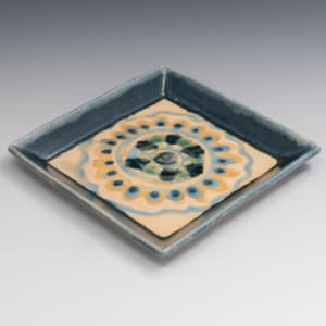 6" Square Beveled Plate
