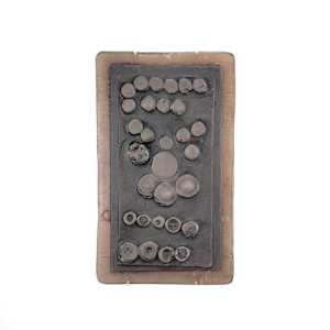 Button Card V, dusty lillac