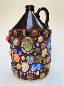 Memory Ware Jug #2 - Faces Faces