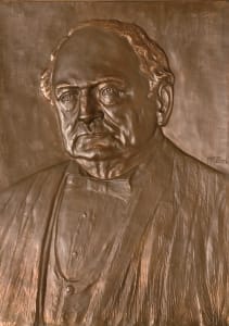 Bronze Portrait of Supreme Court Justice Swayne