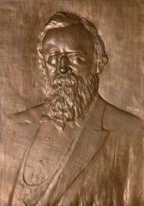 Bronze Portrait of President Hayes