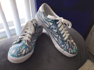 Art On Shoes Series/Collection/designs(Forest Swirls)