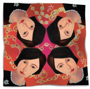 THE ROSE SCARF