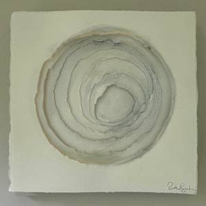 Paper tear #2 in silver