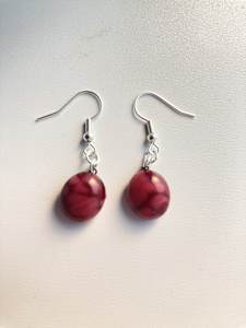 Fused Glass Earrings #110